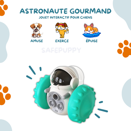 Astronaute Gourmand – Jouet interactif pour chien